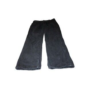 Mens Dickies Jeans Black 5 Pocket Size 32W X30L  Zip Front Straight Leg  Denim